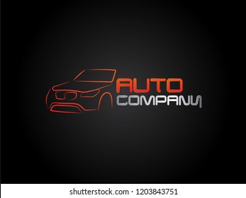 auto vector design, car concept automotive topics vector logo design template
