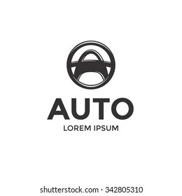 Auto vector logo design template. Symbol for auto shop or car service.