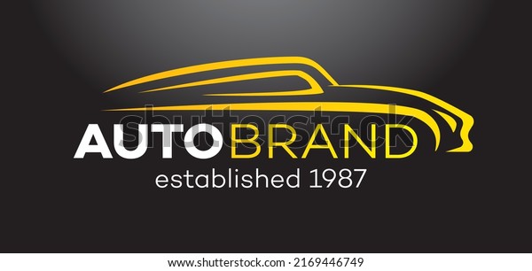 Auto\
vector logo isolated on black background for service, detailing,\
repair, tuning, car washing isolated on white background. Stamps,\
banners and design elements for you business. 10\
eps