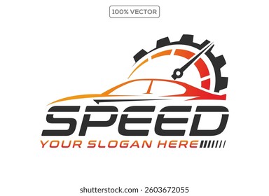 Auto Vector Speed Rpm Logo Template illustration