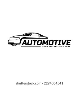 Aislado el diseño del logotipo del vehículo y del automóvil