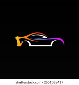 Modelo de logotipo de veículo automático. Modelo de design de logotipo de carro