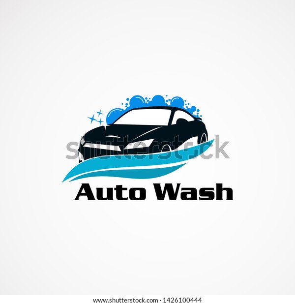 auto wash car logo designs concept, icon,\
element, and template