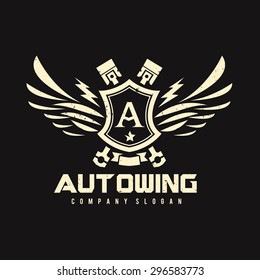 Auto Wing Vector Logo Symbol