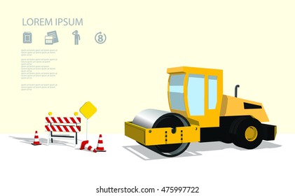 autobahn building background yellow