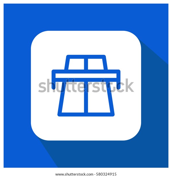 Autobahn Vector Icon Stock Vector Royalty Free