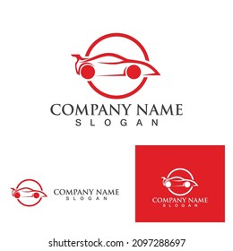Autocar logo icon vector illustration template design