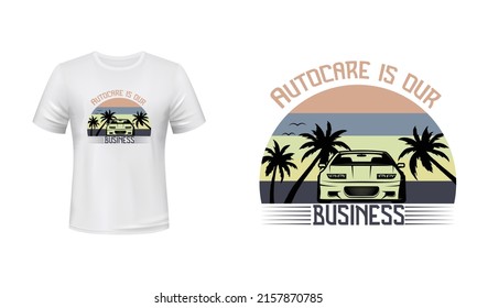 Autocare car quote t-shirt design and car race t-shirt design with premium vector or premium template care lover t-shirt design with premium quality.