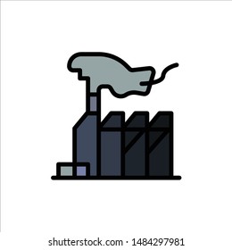 Autocracy, Despotism, Domination, Interest, Lobbying  Flat Color Icon. Vector icon banner Template. Vector Icon Template background