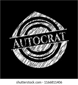 Autocrat chalkboard emblem