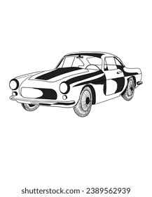 Autocross classic vintage car design