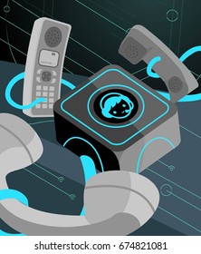 autodialer modem bot ai artificial intelligence machine answering phone tubes using internet
