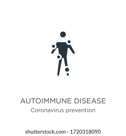 Autoimmune Disease Icon Vector. Trendy Flat Autoimmune Disease Icon From Coronavirus Prevention Collection Isolated On White Background. Vector Illustration Can Be Used For Web And Mobile Graphic 