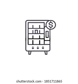 Automat für den Handel. Symbol.Vektorgrafik