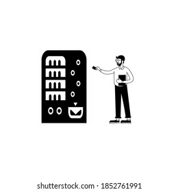 automat for commerce. icon. vector illustration