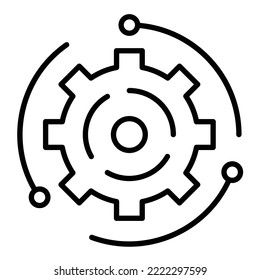 Automate icon vector image. Can also be used for web apps, mobile apps and print media.