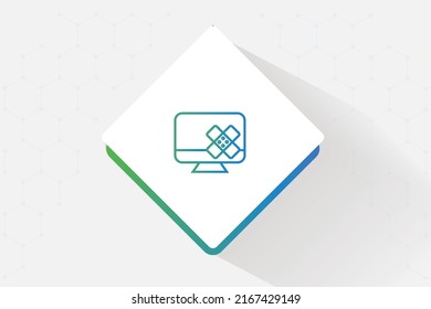 Automate Patch Management Icon Vector Design