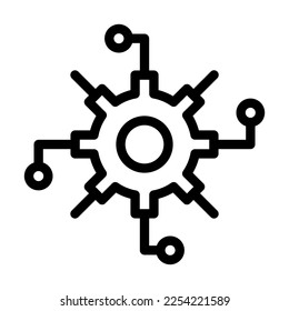 Automatizar diseño de iconos de línea de vectores