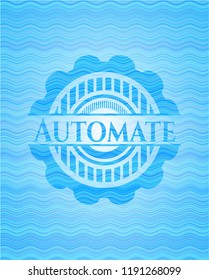 Automate water style emblem.