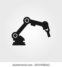 Icono de brazo automático - Ilustración de vector simple