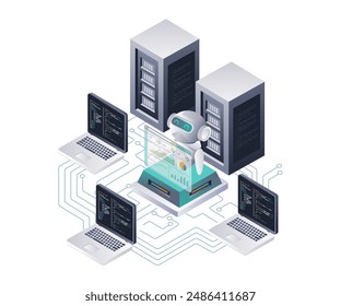 Administración automatizada del servidor del centro de datos por robots