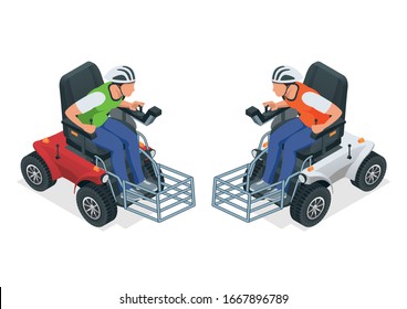 automated electonic wheelchair sports disabled person