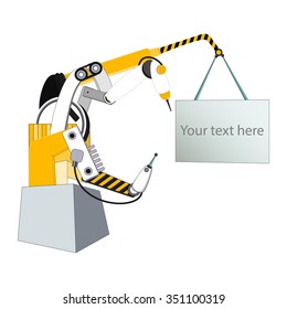 Automated electro-mechanical manipulator illustration