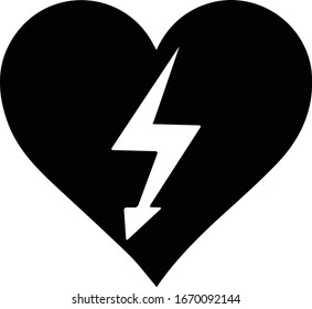 Automated External Defibrillator AED Icon Medical Sign