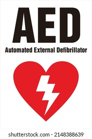 An automated external defibrillator (AED) is a lightweight, portable device that delivers an electric shock through the chest to the heart.