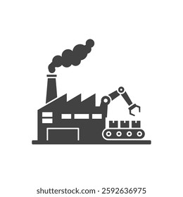 An Automated Factory, Representing Ai in Smart Manufacturing