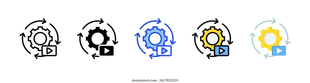 Automated Icon Collection With Multiple Styles