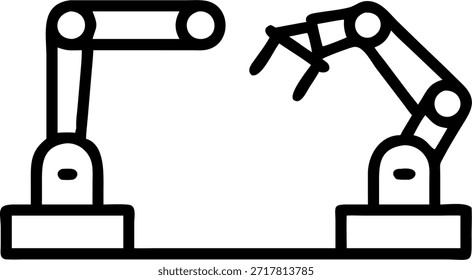 Un fondo plano que muestra un piso de fabricación automatizado con brazos robóticos y maquinaria avanzada que deja espacio para el texto superpuesto. La Imagen representa el logro a través de la automatización industrial. en Photo Stock Concept, espacio de copia para publicidad o Anuncio con Photo Realistic como detalle de alta calidad --ar 7:2