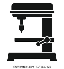 Automated milling machine icon. Simple illustration of Automated milling machine vector icon for web design isolated on white background