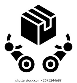 Elemento de icono de embalaje automatizado para diseño