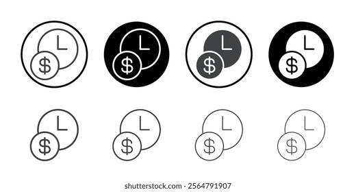 Automated Payments icon simple vector symbol