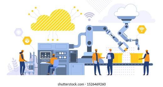 Manufacturing Process Cartoon Stock Vectors, Images & Vector Art ...