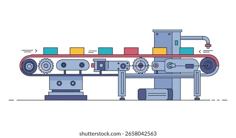 Automated production line conveyor system for efficient manufacturing and assembly processes