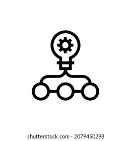 Automated Solution icon in vector. Logotype