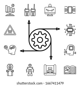 Automated solutions, automation energy icon. Detailed set of artifical icons. Premium quality graphic design. One of the collection icons for websites, web design, mobile app