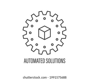automated solutions. integration concept, technology solution, system compatibility, business automation, software development
