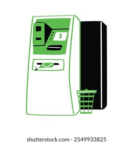 automated teller
banking machine
financial transaction
withdrawal process
cash dispensing
electronic banking
financial technology
atm instructions
bank service
secure transaction