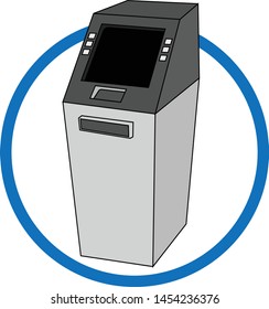Automated Teller Machine Icon Sign