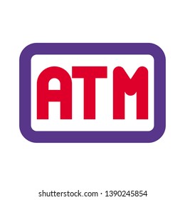 automated teller machine for making financial transactions from a bank account