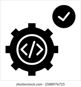 Automated Testing Icon Element For Design