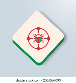 Automated Vulnerability Management Icon Vector Design