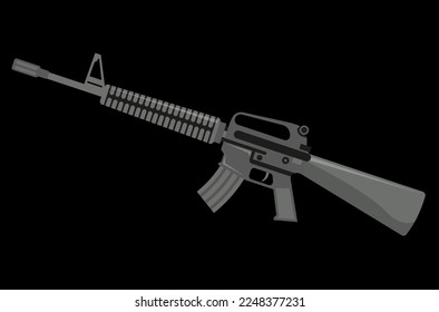 fusil de asalto automático para la guerra y la defensa