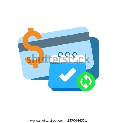 automatic bill payments concept illustration flat design vector eps10. modern graphic element for landing page, information or message ui, infographic, icon