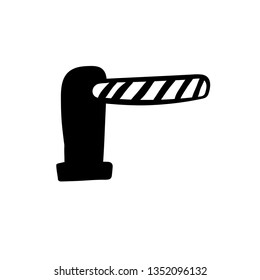 Automatic car barrier doodle