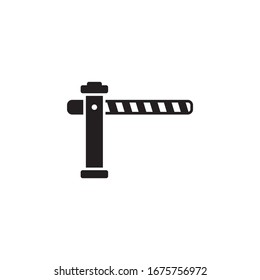 Automatic car barrier icon design. vector illustration