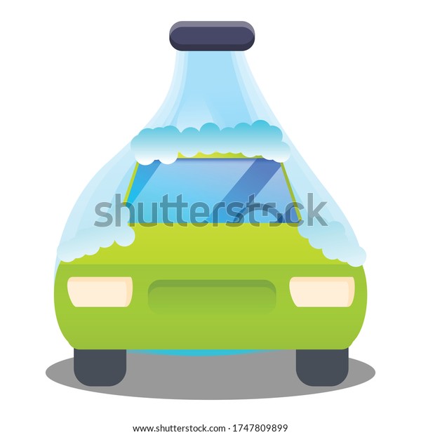 Automatic car wash\
icon. Cartoon of automatic car wash vector icon for web design\
isolated on white\
background